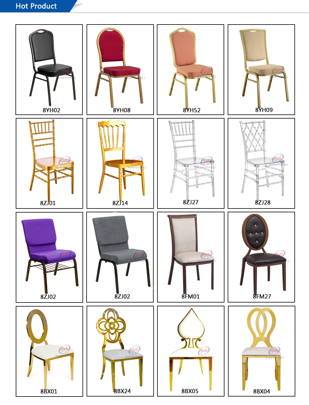Modern Outdoor Furniture White Party Plastic Folding Chairs, Plastic Chair for Event (XYM-T100)