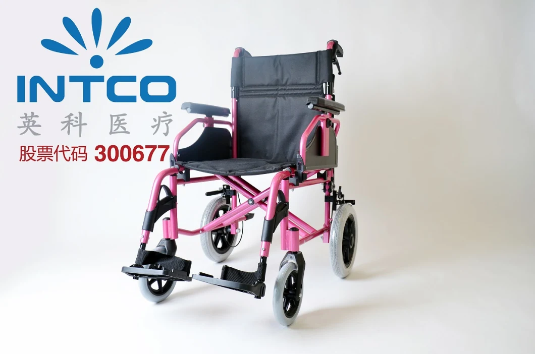 Aluminum Folding Manual Wheelchair with 12