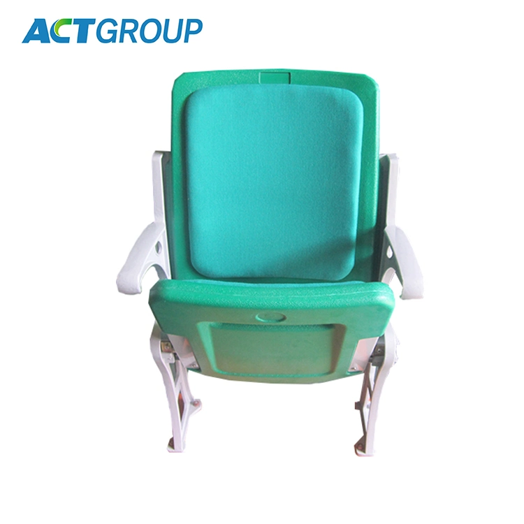 Upholstered Folding Stadium Chair for Stadium, Professional Auditorium Chair Seat, Foldable Gym Chair