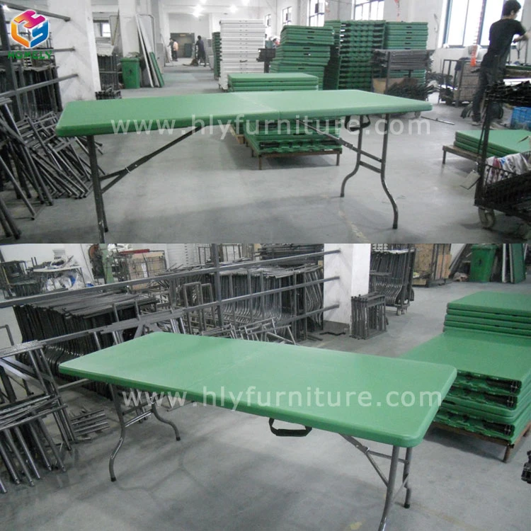 Produce Factory Gold Silver Folding Table