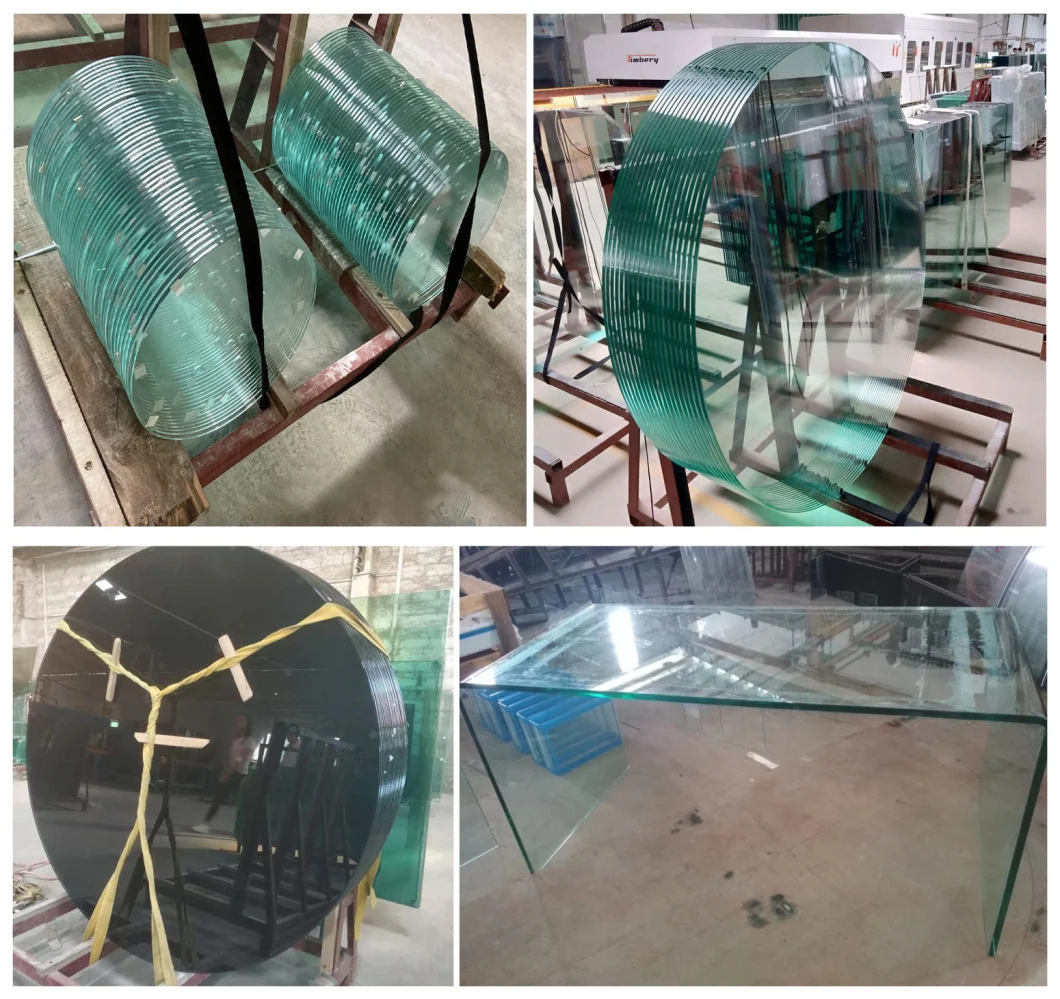 Round Clear Ultra Clear Table Tempered Glass Table Top for Dining Room