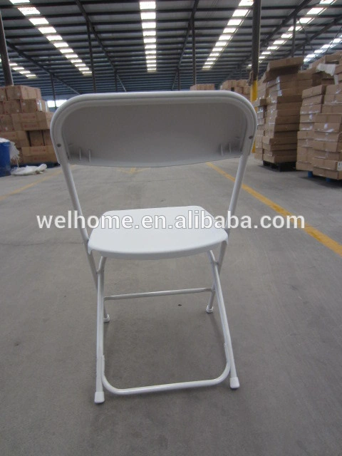 Cheap Outdoor Plastic Folding Chair with Metal Frame
