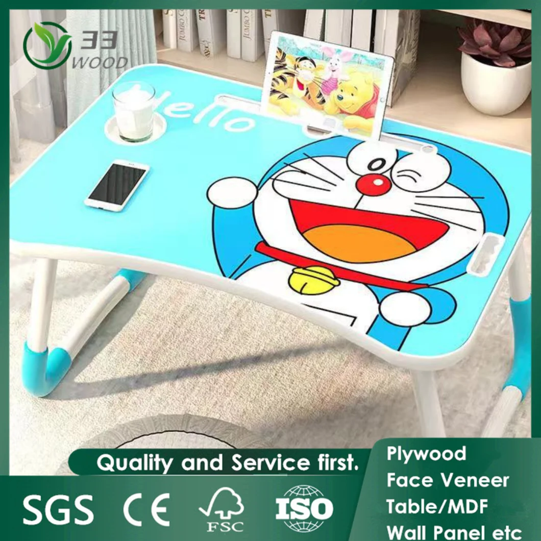 Wholesale Wooden Folding Small Bed Serving Tray Laptop Table on Bed with Cheap Price