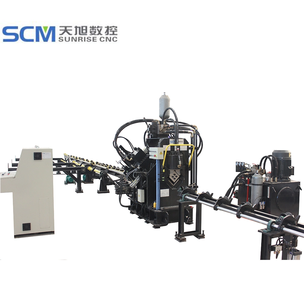 Hydraulic CNC Angle Punching Machine Manufacturer for Round Hole Slot Hole Punch