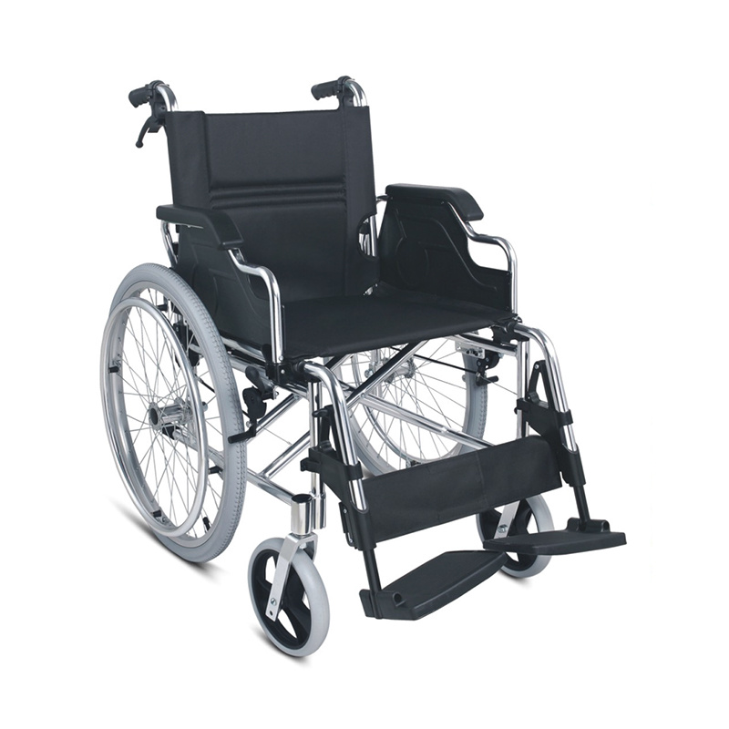 European Style Handicap Portable Walker Wheel Chair Folding Manual Wheelchair