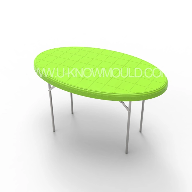 Plastic Dining Table Mould/Plastic Table Mold with Steel Leg