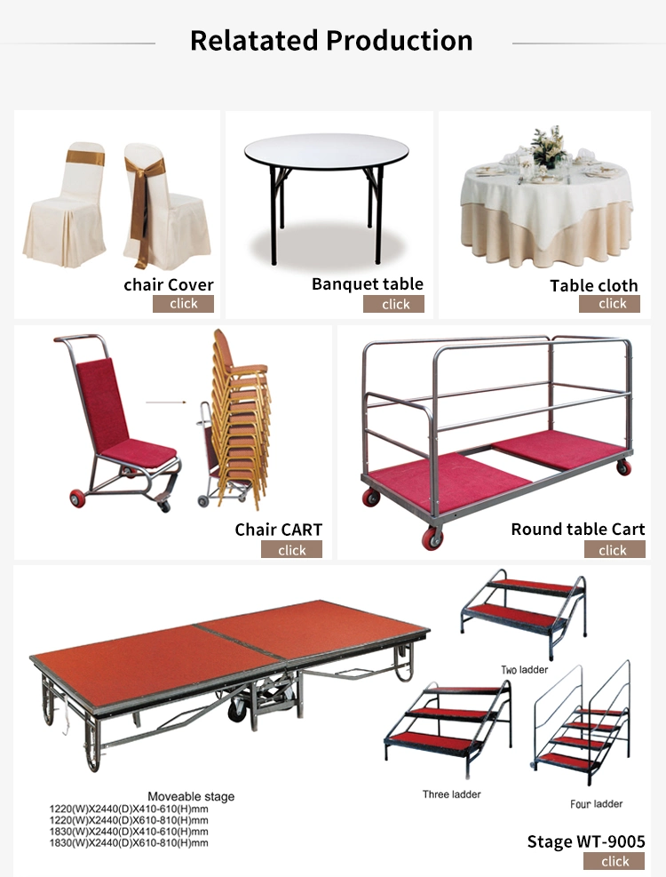 wholesale stackable used banquet hall tables and chairs hotel
