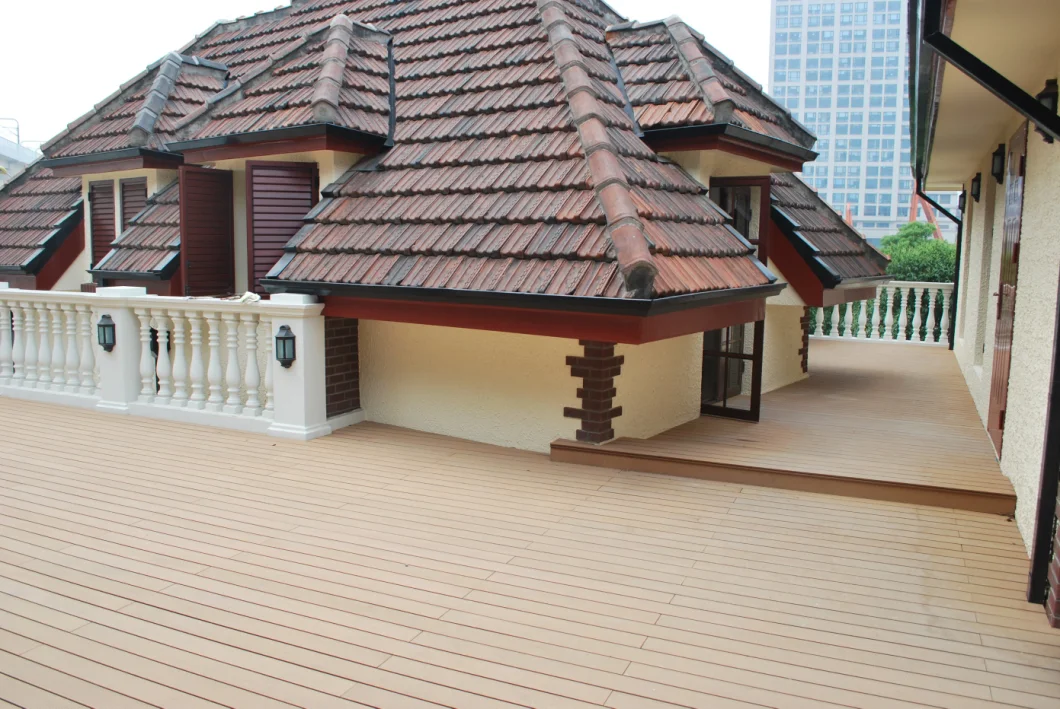 Hollow Wood Plastic Composite Panel Round Hole Floor Board Wopc Deck