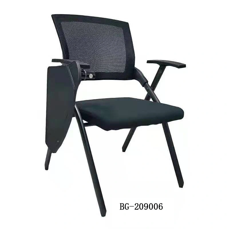 Foldable Training Room Chairs School Chairs with Writing Pad Stackable