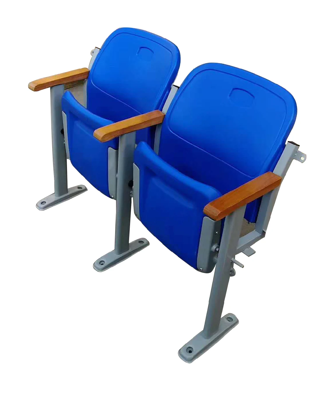 Outdoor Cheap Armrest Folding Plastic Chair for Stadium Church Theater Hall Conference Room
