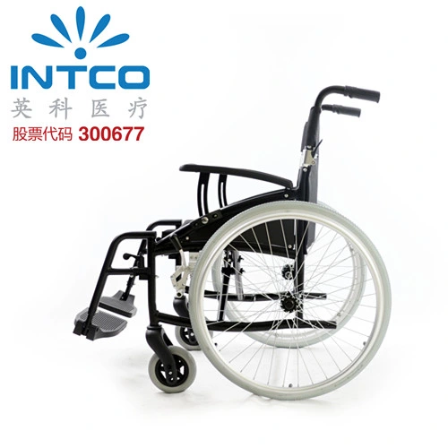 Lightweight Aluminum Wheelchair Easy-Folding with Backrest Half-Folding