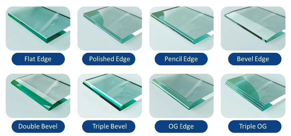 Bespoke 5mm 6mm Clear Round Tempered Toughened Table Top Glass for Patio