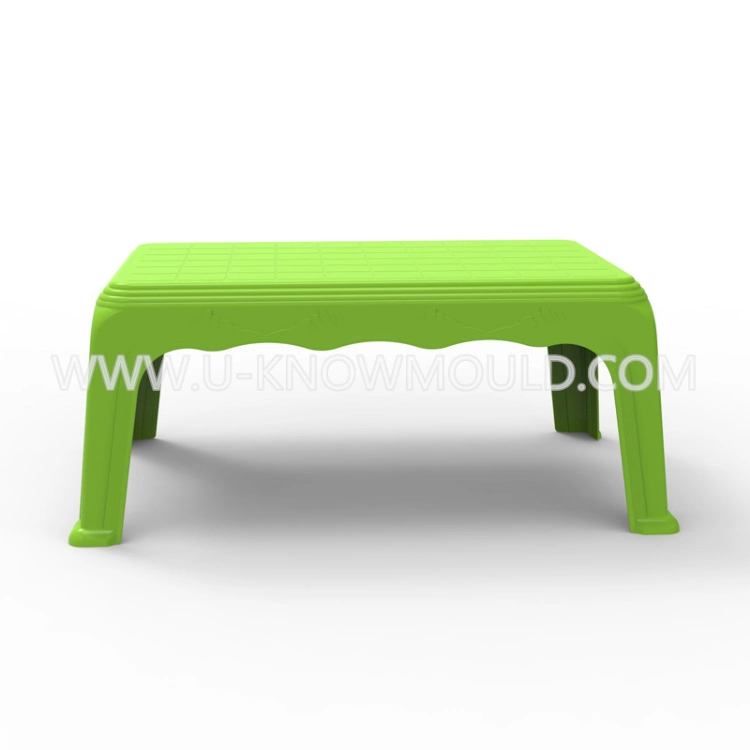 Kindergarten Plastic Rectangular Table Mold / Plastic Table Injection Mould