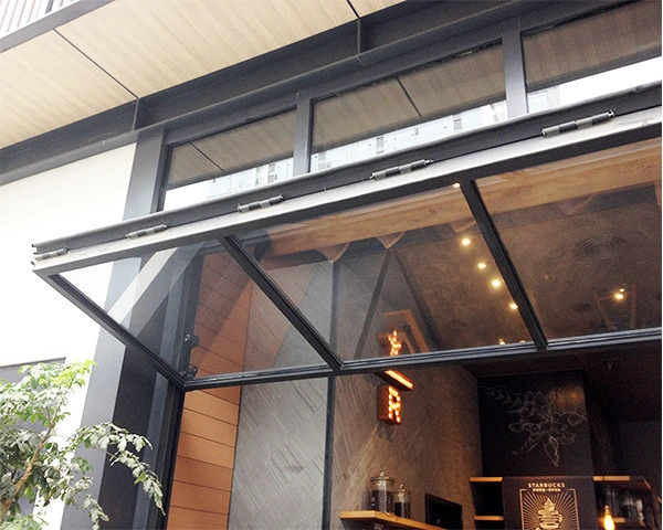Reliable and Cheap Aluminum Folding Window for Cafe Shop