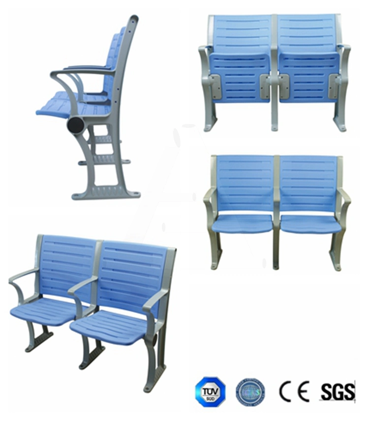 Fashion Folding Chair VIP Tip-up HDPE Plastic Stadium Seat Stadium Chair for Sale