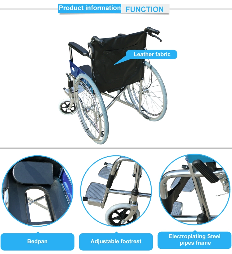 Detachable Lightweight Portable Folding Disabilities Wheel Chair Bariatric Manual Wheelchair