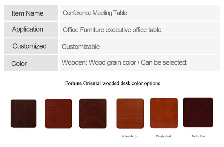 Commerical Office Furniture Conference Meeting Table and Chairs Set
