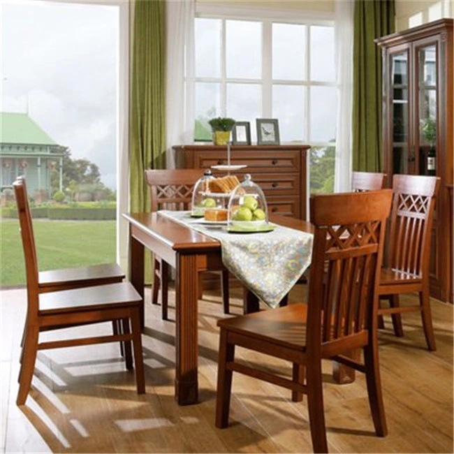Morden Design Wood Table and Chairs Set for Dining Room