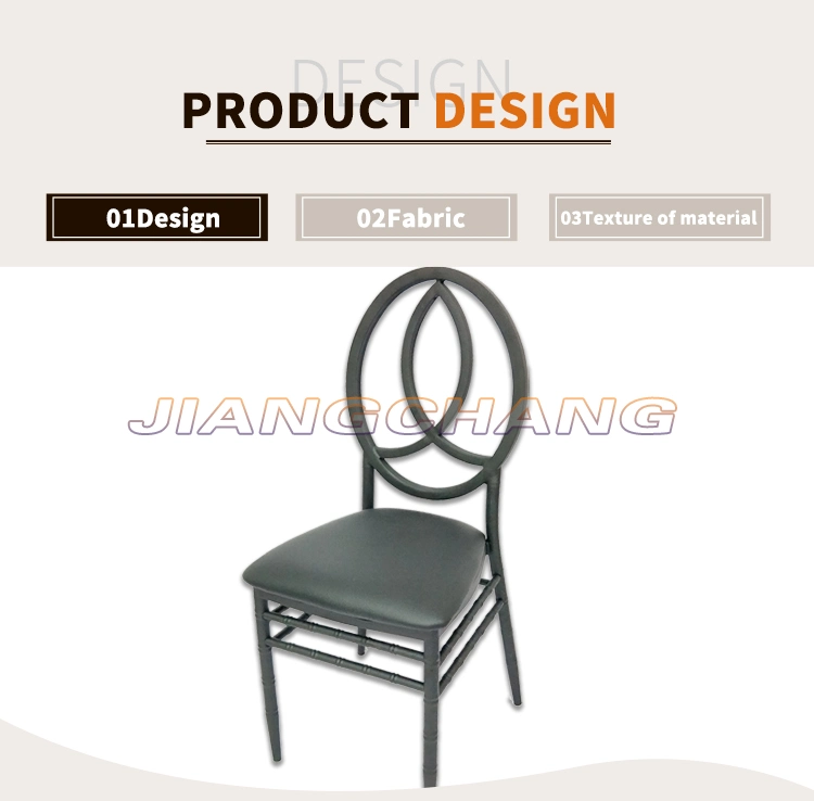 New Design Black Wedding Chairs, Phoenix Plastic Chairs for Sale