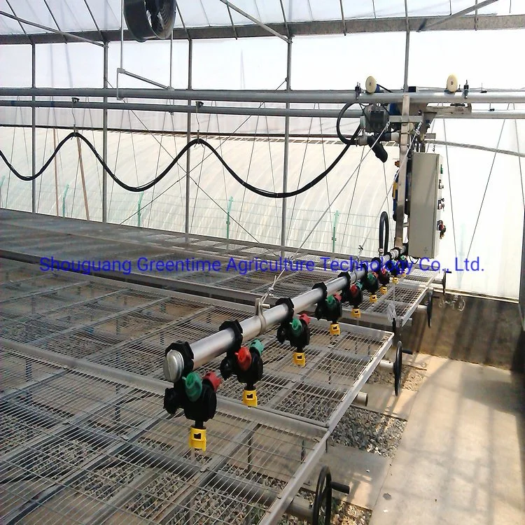 Mesh Rolling Table Top Benches for Agricultural Planting