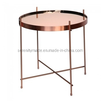 Wholesale Metal Furniture Cafe Bar Table Metal Stainless Steel Table
