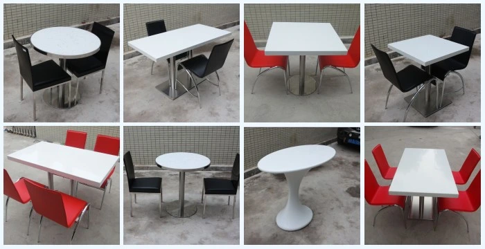 Modern Stone Table Round Colorful Restaurant Tables