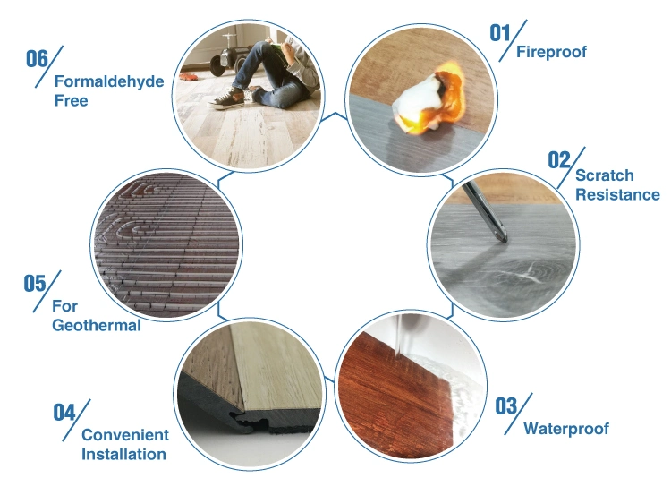 WPC Engineered Plastic Composite WPC Decking Wood Plastic Flooring Boards for Outside