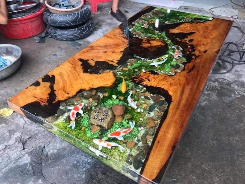 Resin and Hardner Epoxy Wood Casting Resin Epoxy Resin for River Table