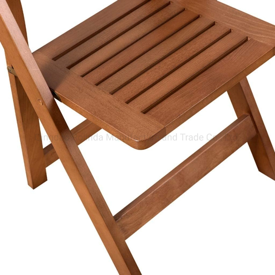 Portable Outdoor Furniture Banquet Party Folding Chair Wood Used Folding Chairs
