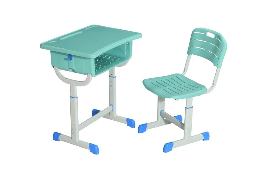 Classroom Reading Table and Chairs, Reading School Table Plastic Chair with PVC Injection Mould Edge