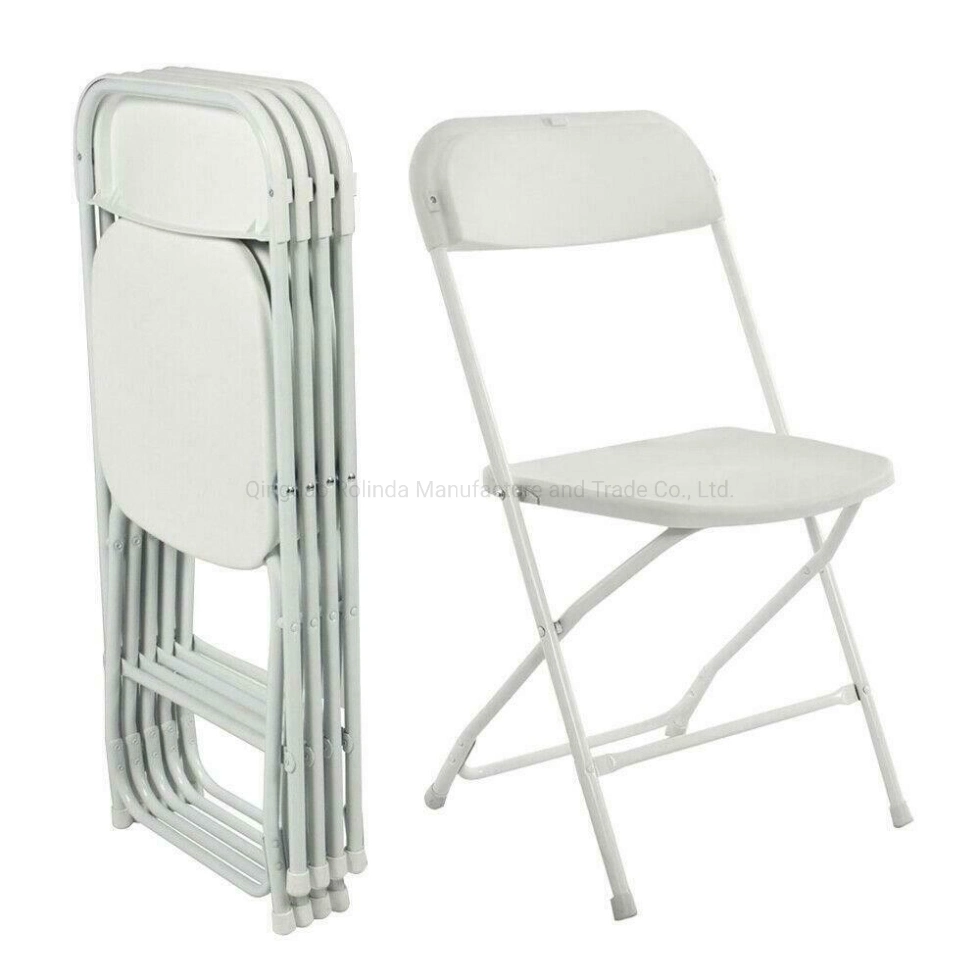 Hot Sale Cheap Flash Furniture Plastic Folding Chair Vinyl Folding Poly Chair Plating