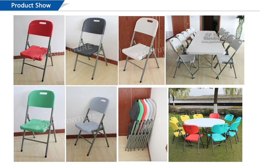 Modern Outdoor Furniture White Party Plastic Folding Chairs, Plastic Chair for Event (XYM-T100)