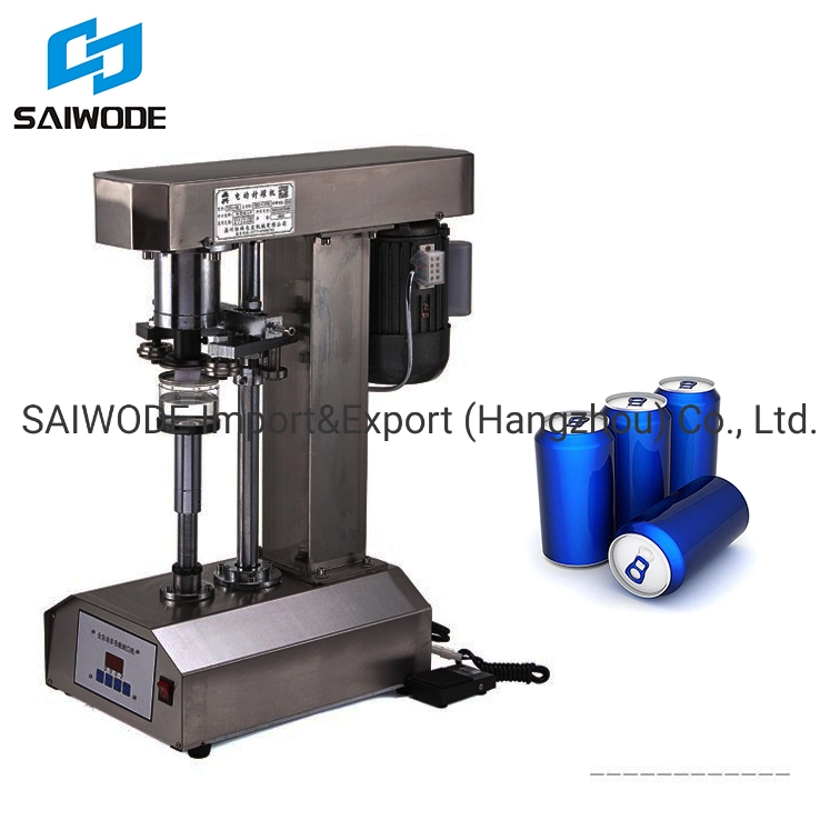 Electric Table Type Manual Beer Tin Can Closing Sealer Machine