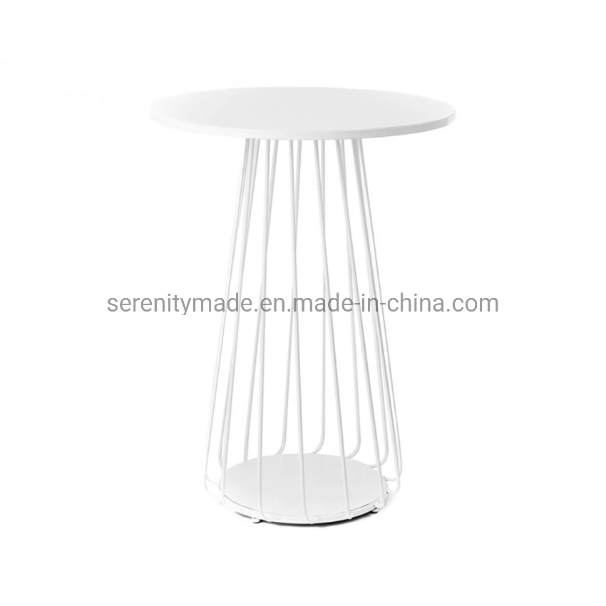 Stylish Creative Metal Furniture Cafe Bar Table Metal Wire Table