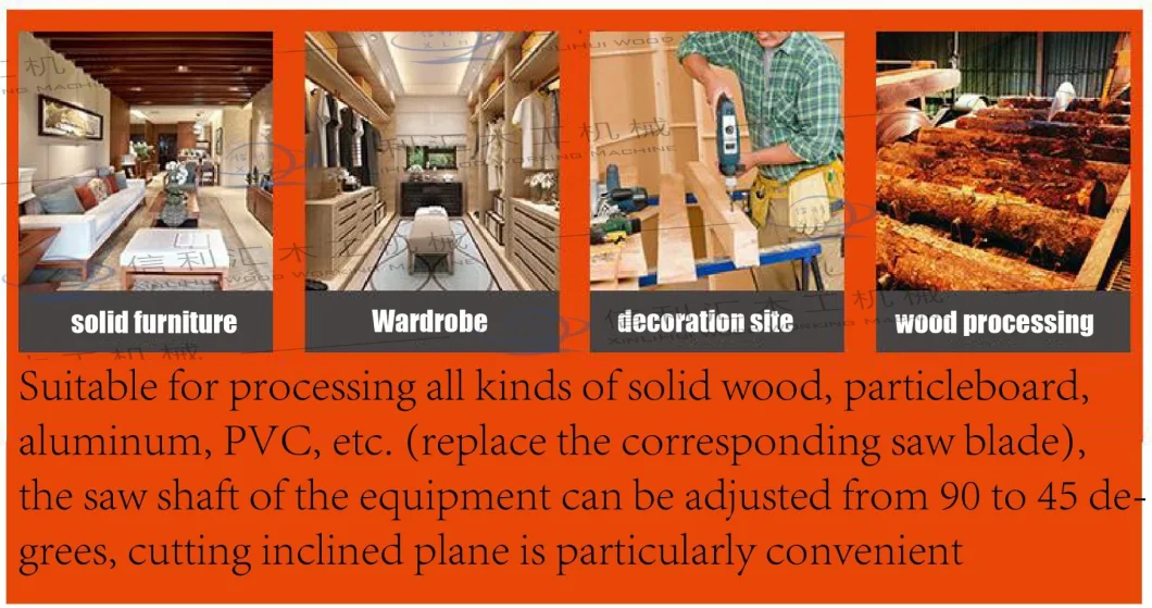 Sliding Radial Circular Saw Table -Sliding Circular Saw Woodworking Machines for Woodcutting Wood Macchine Xinlihui