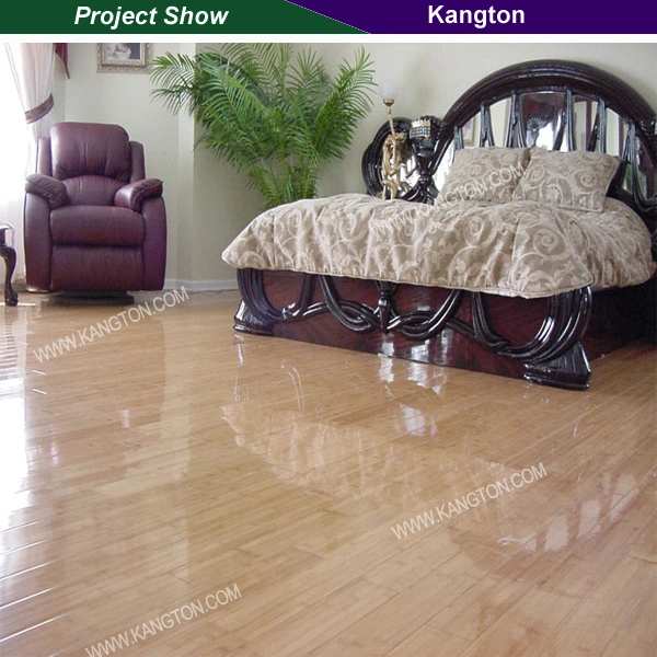 Natural Horizontal Click System Bamboo Flooring (bamboo flooring)