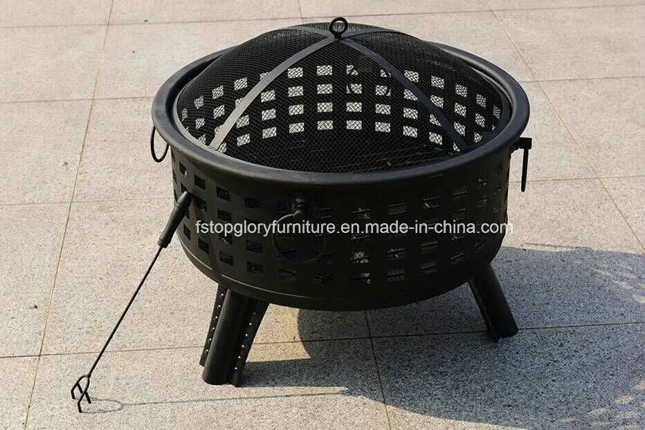Outdoor Cast Iron Ash Plate Barbecue BBQ Grill