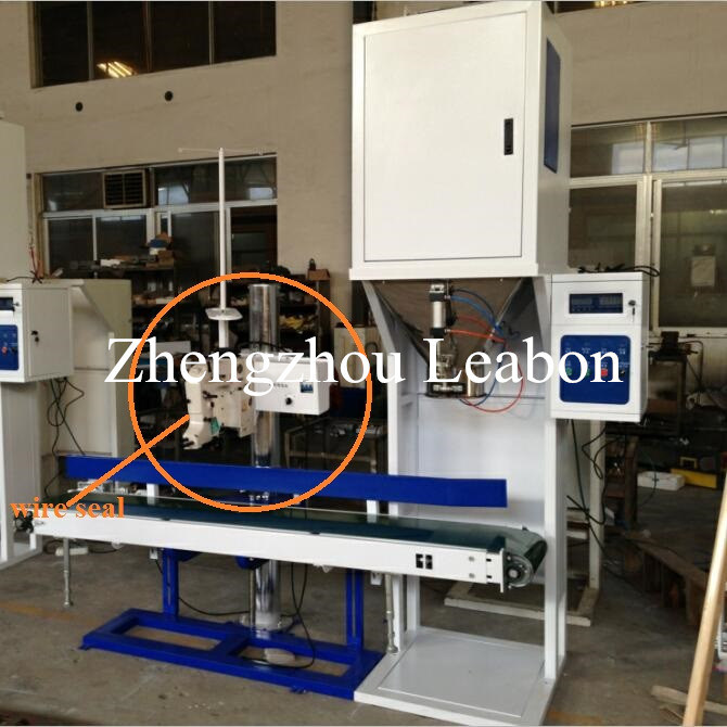 Charcoal Ball Packing Machine with Sewing Part Briquettes Bagging Machine
