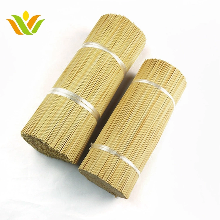 Chinese 1.3mm Diameter Bamboo Agarbatti Polishing Round Bamboo Incense Stickround Agarbatti Bamboo Stick