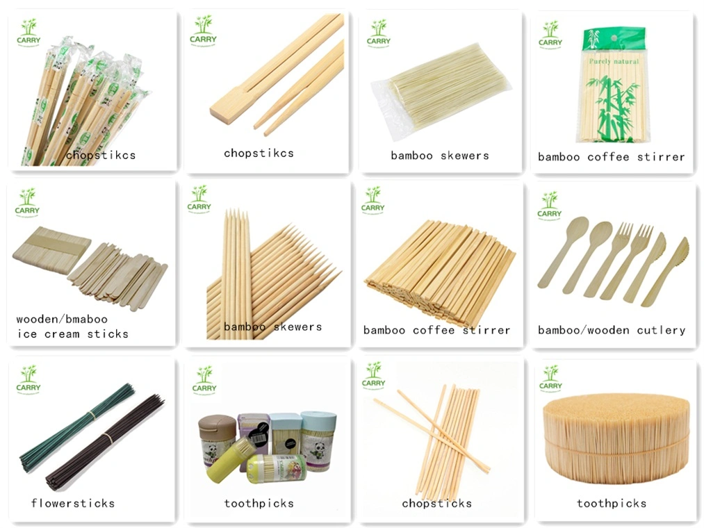 BBQ Round Bamboo Sticks and Skewers Bamboo BBQ