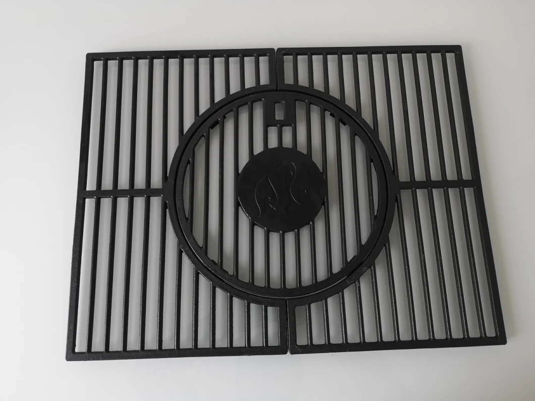 3in1 Cast Iron Matte Enamel Grill for BBQ Grill for Outdoor Camping BBQ