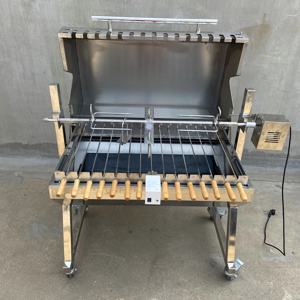 Outdoor Kitchen Cooking Smoker Cypriot Charcoal Spit Rotisserie Barbeque