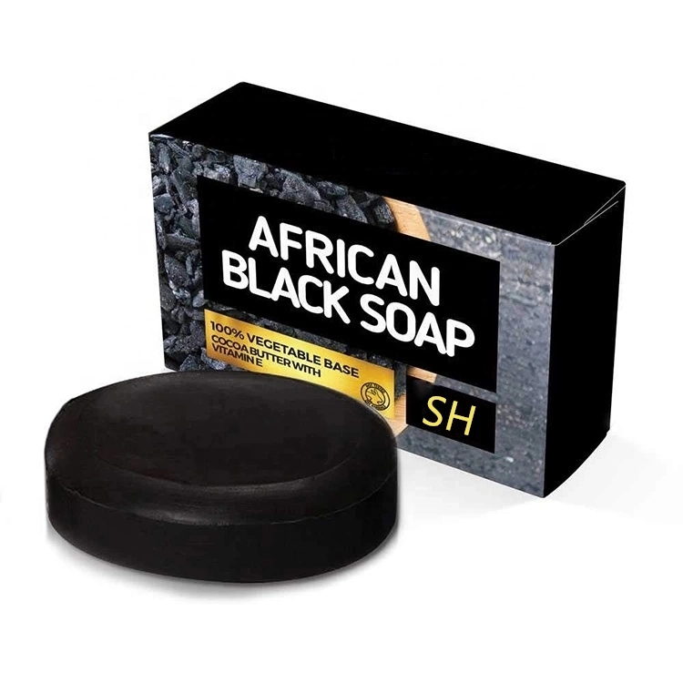 100% Natural and Organic Skin Care Bamboo Charcoal Whitening Handmade African Black Soap