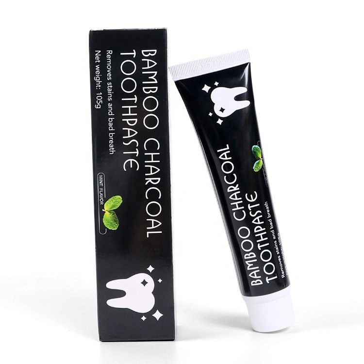 FDA Certified Black Toothpaste Natural Bamboo Activated Charcoal Teeth Whitening