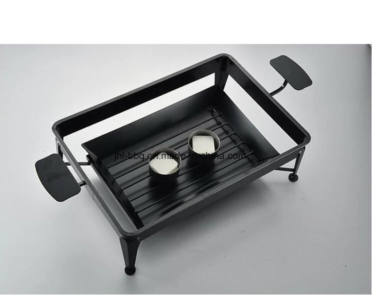 Iron Casting BBQ Charcoal Grill Fish Fry and Steamer