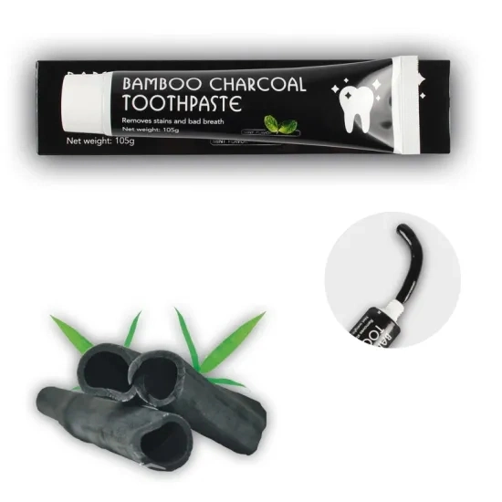 Active Bamboo Charcoal Tooth Whitening Natural Coconut Toothpaste