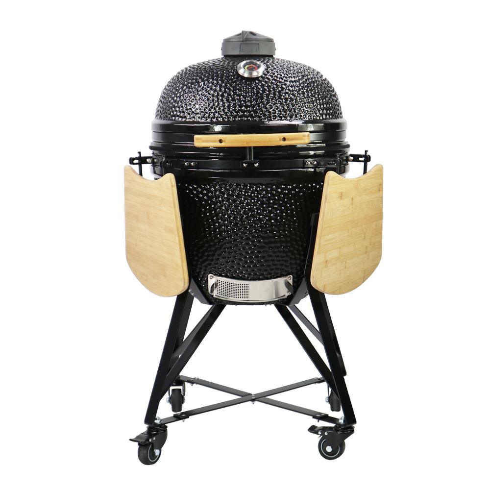 Topq Party BBQ Kamado Grill Cast Iron 23inch