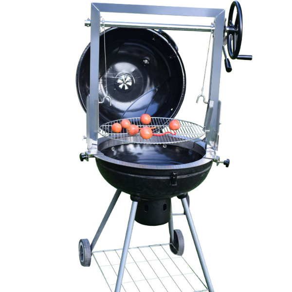 Camping Fire Portable Foldable Leg Black Charcoal BBQ Grill