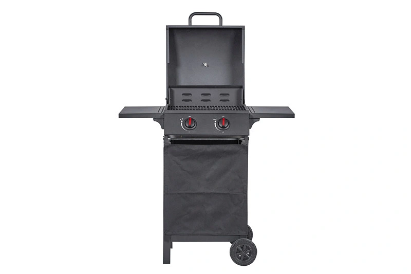 Outdoor and Indoor Portable Charcoal 2 Burners BBQ Grill