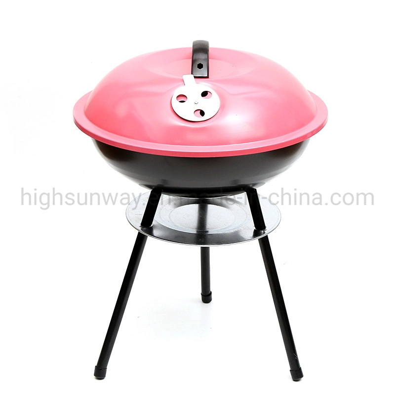14 Inch Mini Portable Football Barbecue Tabletop Charcoal Ball Soccer Barbeque Grill BBQ